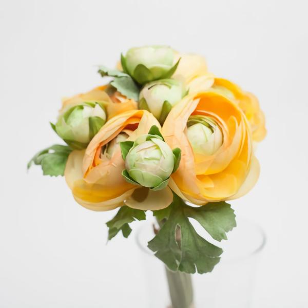 Bouquets | Orange Ranunculus Bouquet 15" Set Of 6 Bouquets Bouquets