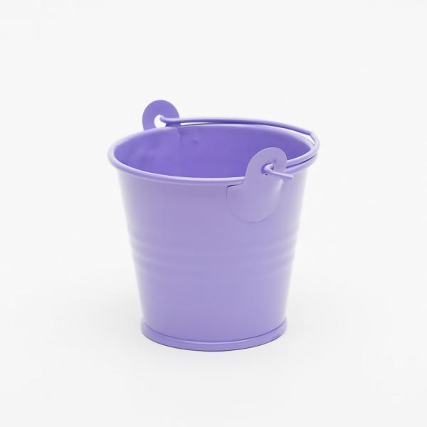 Buckets & Tubs | 2" Iron Favor Bucket, Purple Set Of 100 Buckets & Tubs Buckets & Tubs