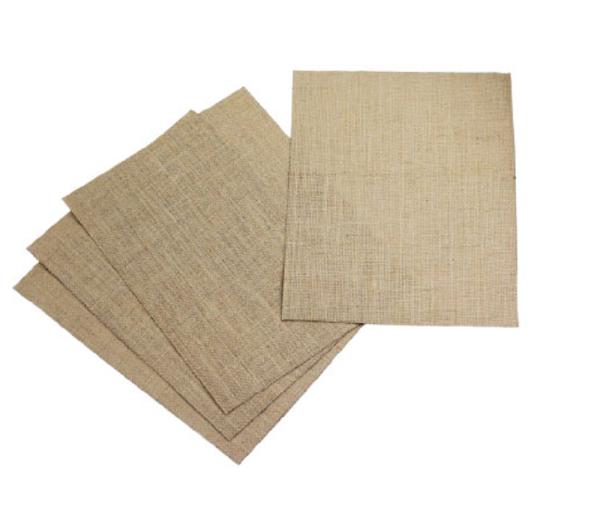 Burlap | Pack Of 6 Burlap Laminated Craft Sheets 8.5X11 Burlap Burlap