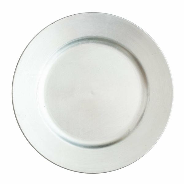 Charger Plates | Plain Charger Plate 13" Silver Set Of 12 Charger Plates Charger Plates