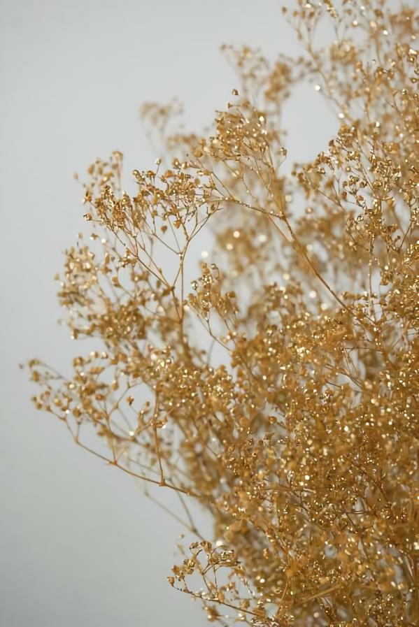 Corsage & Bouttenieres | Gold Sparkle Preserved Baby’s Breath 4Oz Bundle Corsage & Bouttenieres Corsage & Bouttenieres