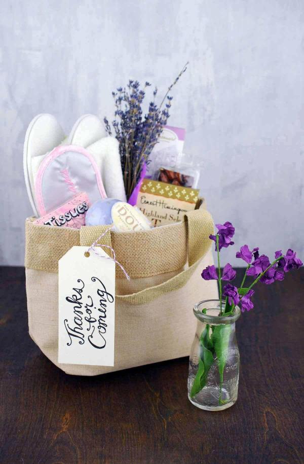 Fabric & Ribbon | Natural Burlap Bag With Handles 8" Wedding Welcome Bag 7X4X8.5In Burlap Burlap