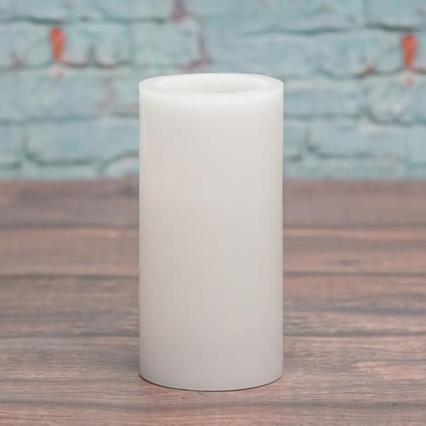 Flameless Candles | Flameless Led Pillar Candle 3"X6" White Candles Flameless Candles