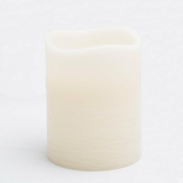 Flameless Candles | Led Big Pillar Candle Ivory 6" X 8" Candles Flameless Candles