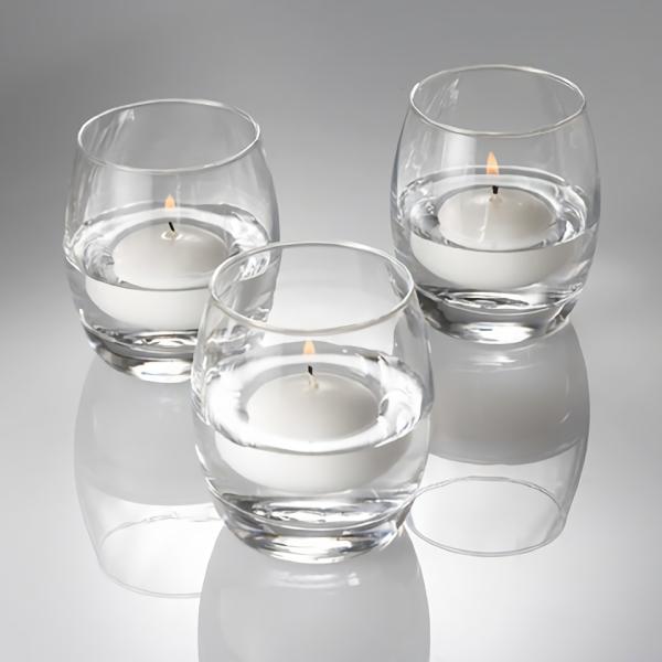 Floating Candle Holders | Grande Hurricane Holders & Floating Candles 2" Set Of 24 Candle Holders Floating Candle Holders