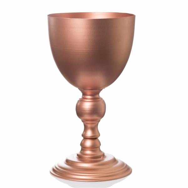 Flower Vases | Copper Finish Goblet Compote 14.5" (Large) Set Of 4 Compote Compote