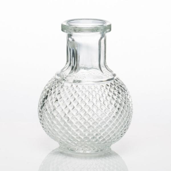 Flower Vases | Glass Bud Vase Clear Round Perfume 4.5" Set Of 12 Flower Vases Flower Vases