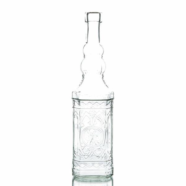 Flower Vases | Vintage Square Glass Bottle Clear Set Of 12 Flower Vases Flower Vases