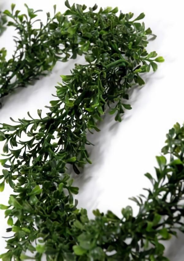 Garlands | 9Ft Faux Boxwood Garland Garlands Garlands