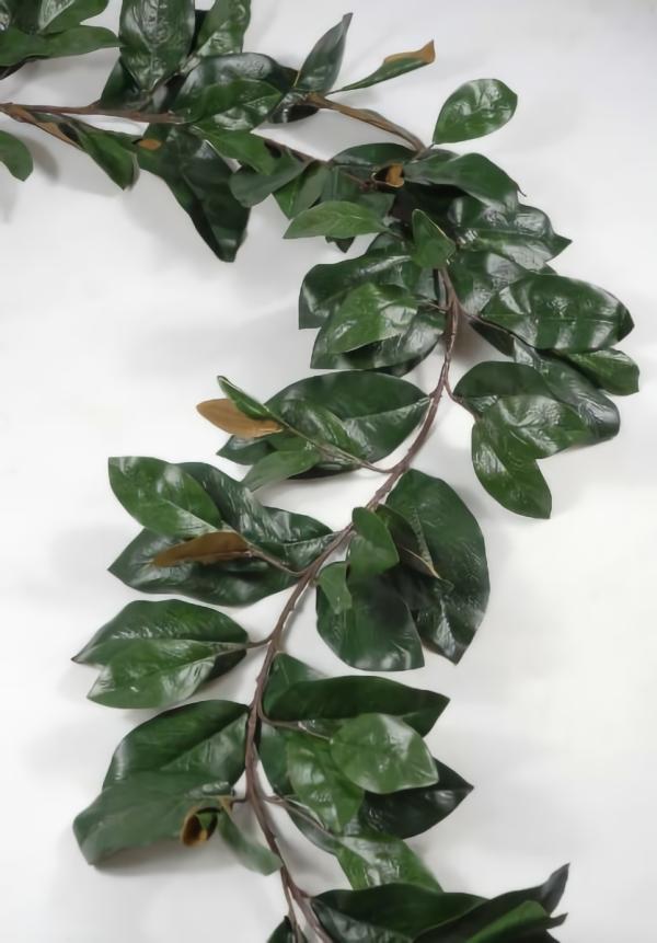 Garlands | Deluxe Real Touch Magnolia Leaf Garland 6Ft (109 Leaves) Garlands Garlands