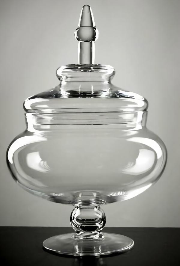 Glassware | Glass Apothecary Jar 14" Glassware Glassware