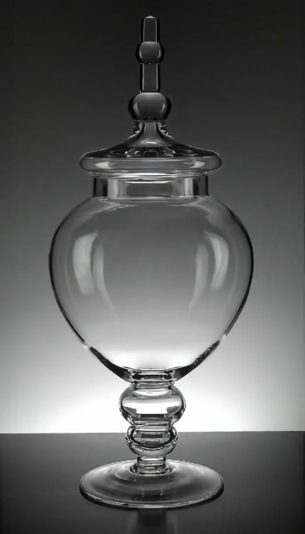 Glassware | Glass Apothecary Jar 15.5In Glassware Glassware