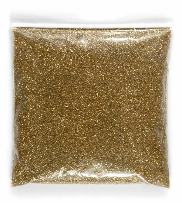 Glitter | German Glass Glitter Gold 1 Lb. Bag Crafts Glitter