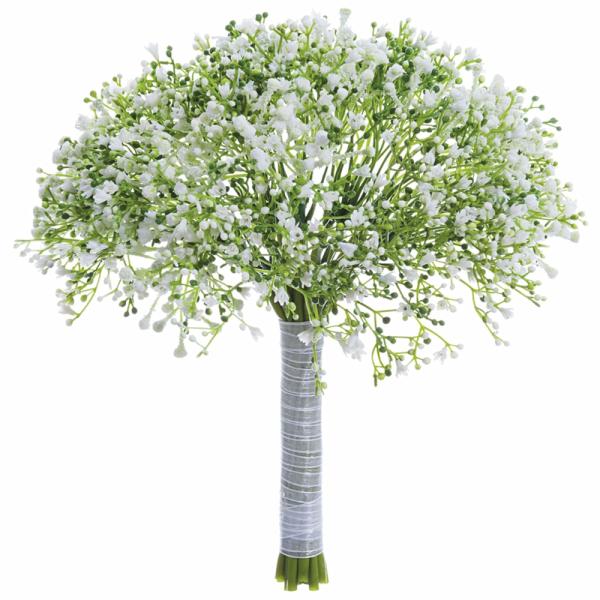 Gyp, Baby’s Breath, Caspia | Faux Gypsophilia Baby’s Breath Bouquet White 10" Botanicals Gyp, Baby's Breath, Caspia