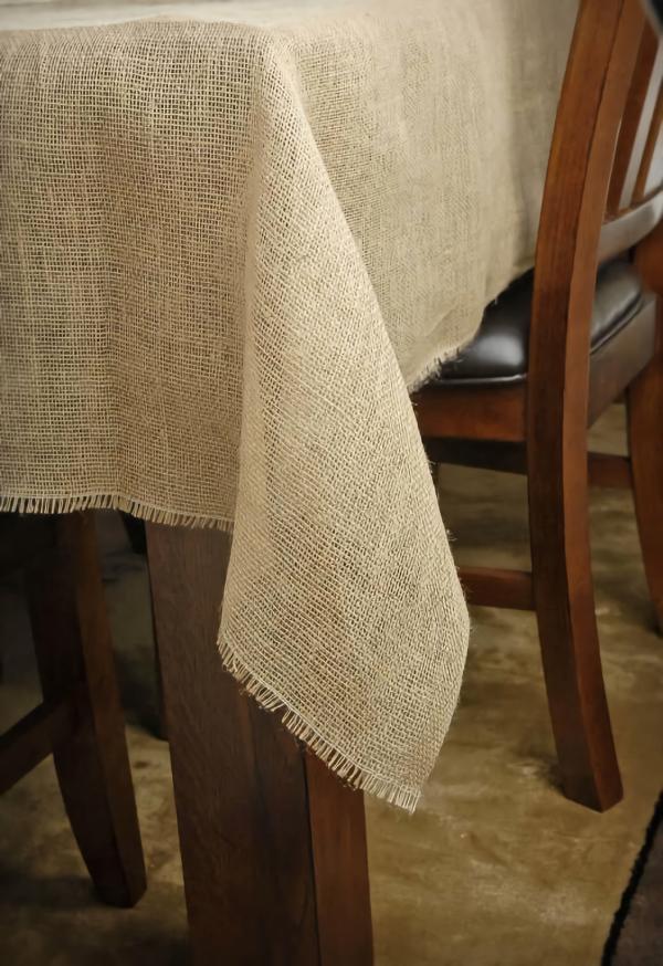 Linens | Burlap Square Tablecloth 54" Home & Indoor Linens