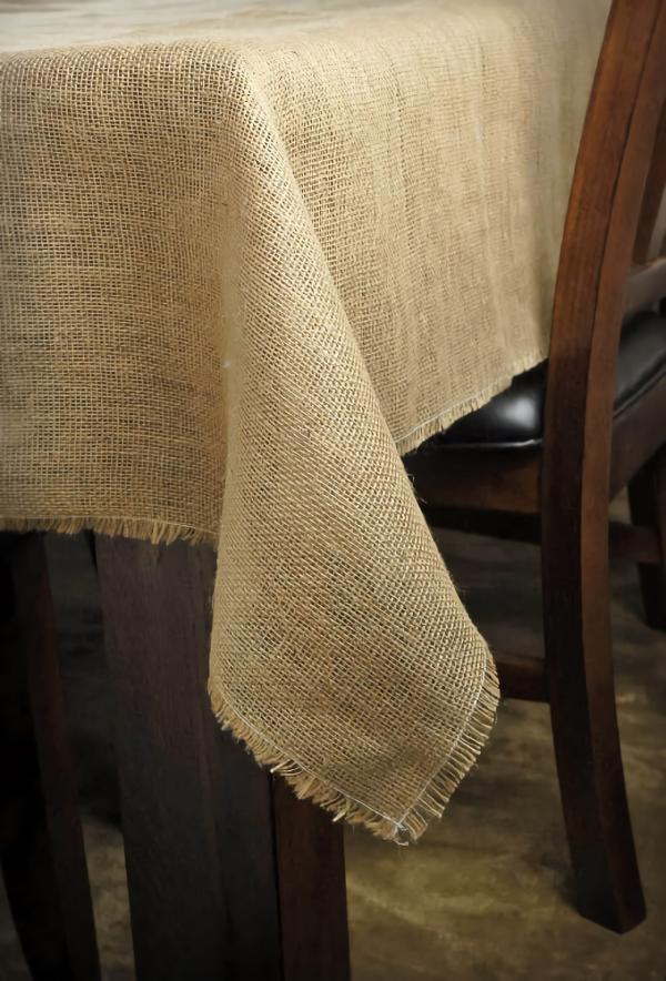 Linens | Burlap Square Tablecloth 72" Home & Indoor Linens