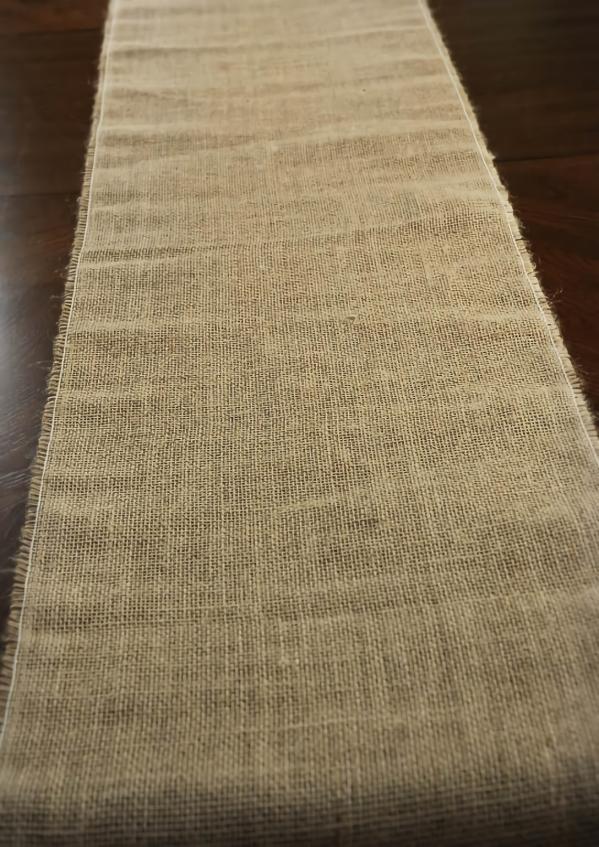 Linens | Burlap Table Runner 12.5" X 76" Home & Indoor Linens