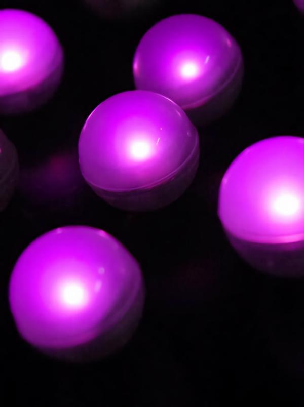 Luminary Candles | Pink Fairy Berries (Pack Of 10) Led Light Orbs Candles Luminary Candles