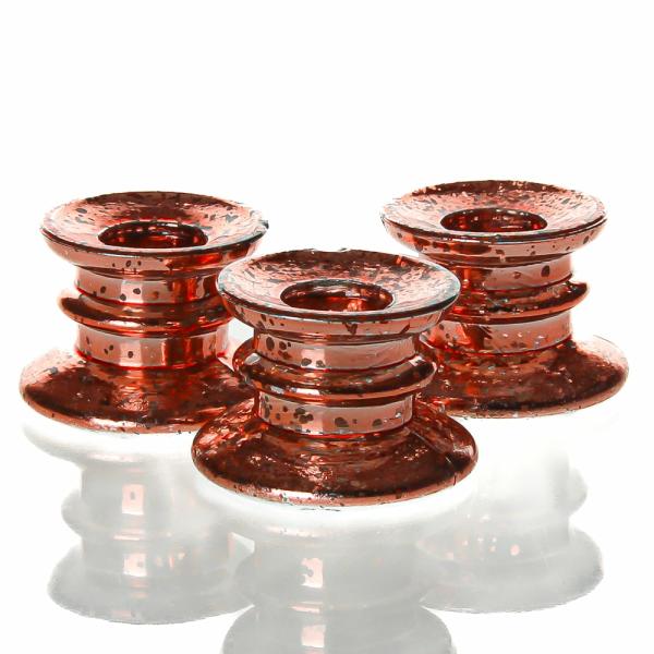 Mercury Candle Holders | Athena Taper Candle Holder Rose Gold Set Of 12 Candle Holders Mercury Candle Holders