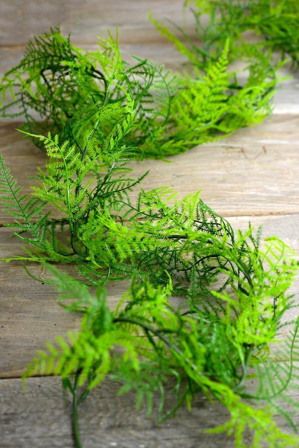 Palms & Ferns | Asparagus Fern Garland Artificial 6Ft Garlands Garlands