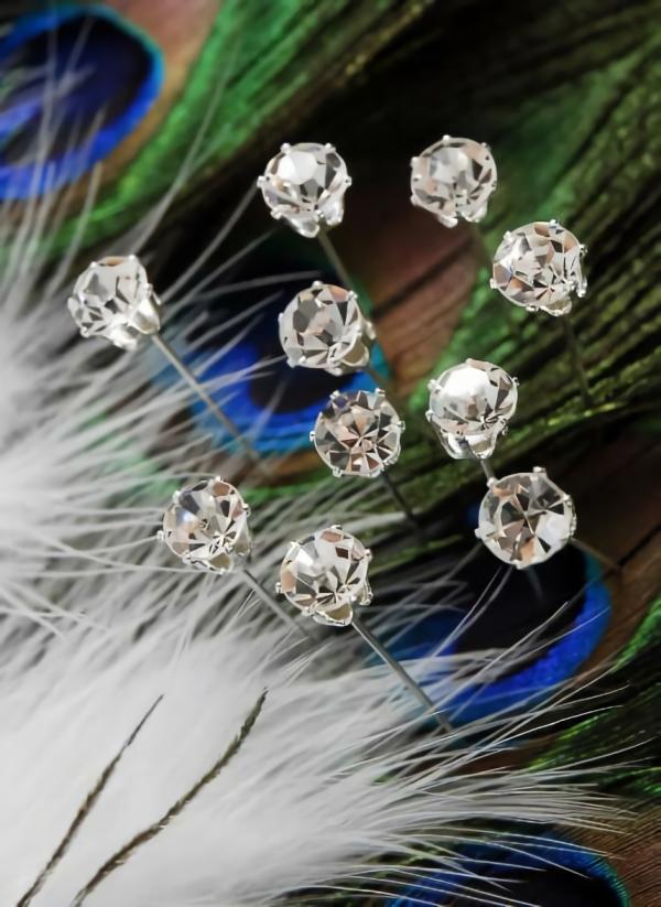 Pearls & Diamonds | Crystal Corsage Pins 2In Pack Of 10 Crafts Pearls & Diamonds