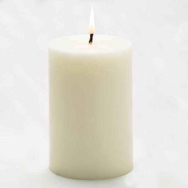 Pillar Candles | 4" X 6" Light Ivory Pillar Candle Candles Pillar Candles