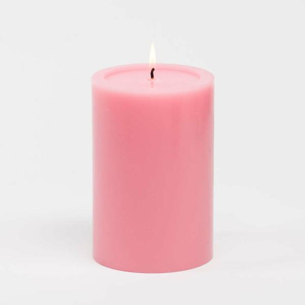 Pillar Candles | 4" X 6" Pink Pillar Candle Candles Pillar Candles