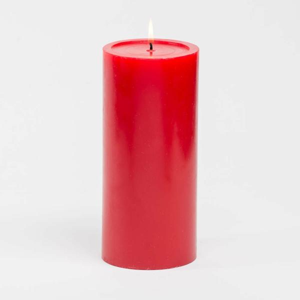 Pillar Candles | 4" X 9" Red Pillar Candle Candles Pillar Candles