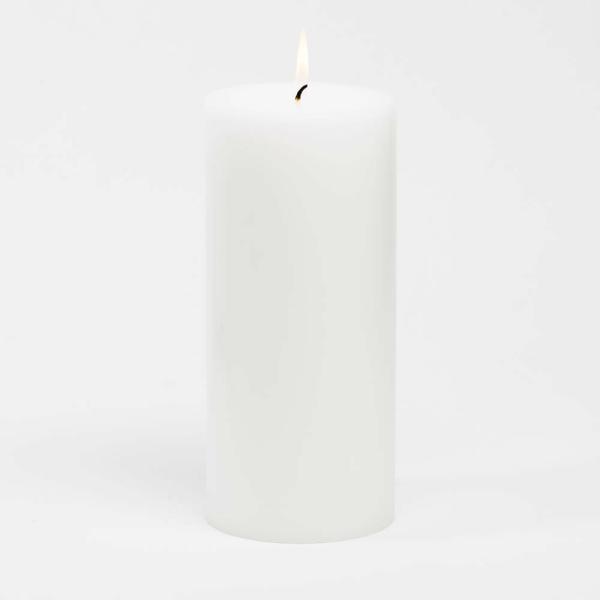 Pillar Candles | 4" X 9" White Pillar Candle Candles Pillar Candles