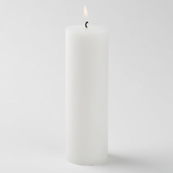 Pillar Candles | Pillar Candle 2"X6" White Set Of 20 Candles Pillar Candles