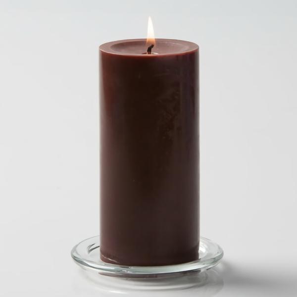 Pillar Candles | Pillar Candle 3"X6" Brown Candles Pillar Candles