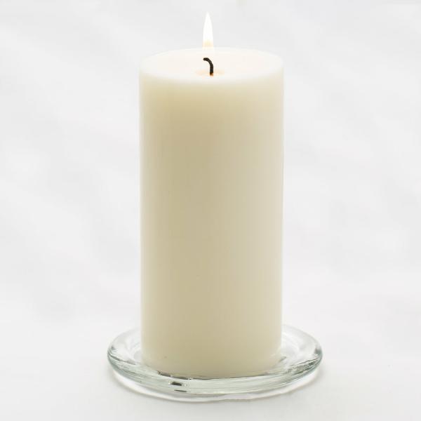 Pillar Candles | Pillar Candle 3"X6" Light Ivory Set Of 6 Candles Pillar Candles