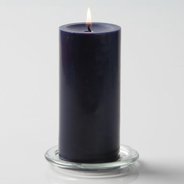 Pillar Candles | Pillar Candle 3"X6" Navy Blue Candles Pillar Candles