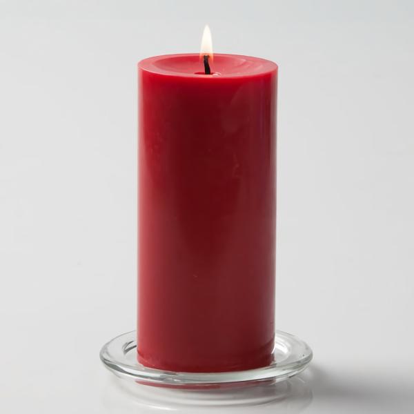 Pillar Candles | Pillar Candle 3"X6" Red Candles Pillar Candles