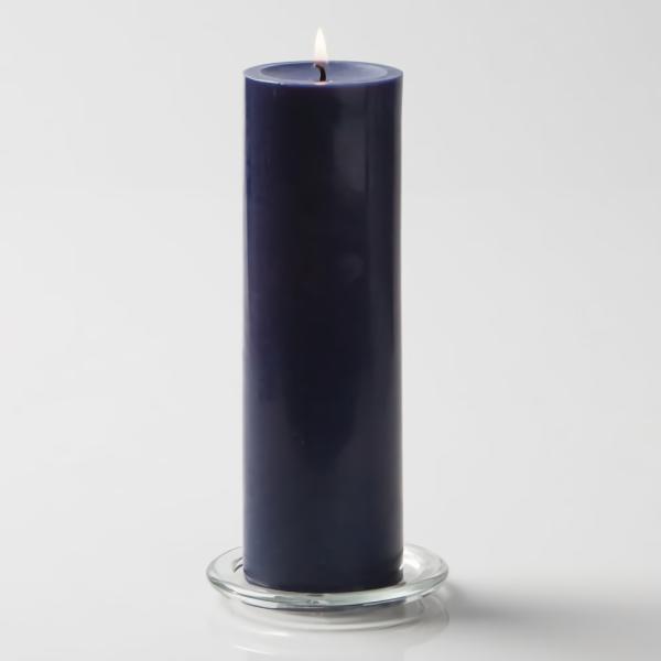 Pillar Candles | Pillar Candle 3"X9" Navy Blue Candles Pillar Candles