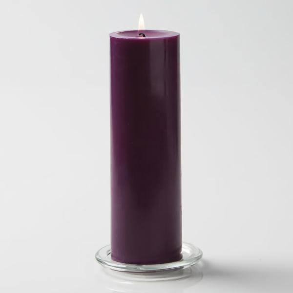 Pillar Candles | Pillar Candle 3"X9" Purple Candles Pillar Candles