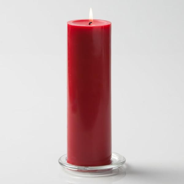 Pillar Candles | Pillar Candle 3"X9" Red Candles Pillar Candles