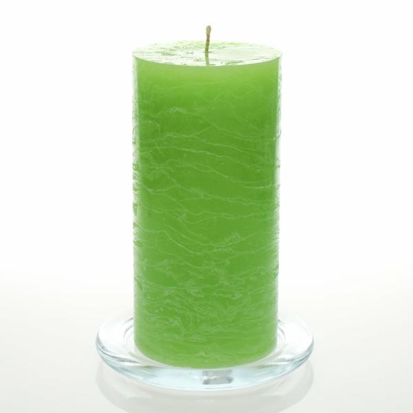 Pillar Candles | Rustic Pillar Candle 3"X 6" Green Set Of 12 Candles Pillar Candles