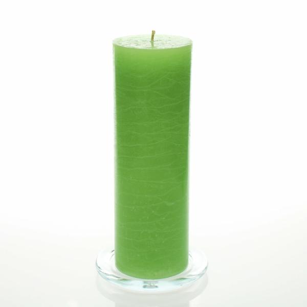 Pillar Candles | Rustic Pillar Candle 3"X 9" Green Set Of 12 Candles Pillar Candles