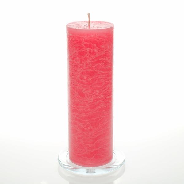 Pillar Candles | Rustic Pillar Candle 3"X 9" Pink Set Of 12 Candles Pillar Candles