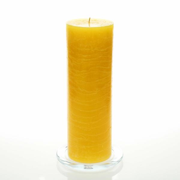 Pillar Candles | Rustic Pillar Candle 3"X 9" Yellow Set Of 12 Candles Pillar Candles