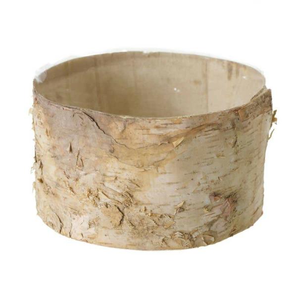 Pots & Planters | Birch Bark Planter Pot 6.5X3.5 W/Liner Naturals & Florals Pots & Planters