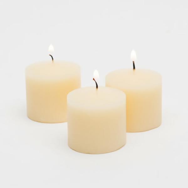 Scented Votive Candles | Votive Candles Ivory Vanilla Scented 10 Hour Set Of 12 Candles Scented Votive Candles