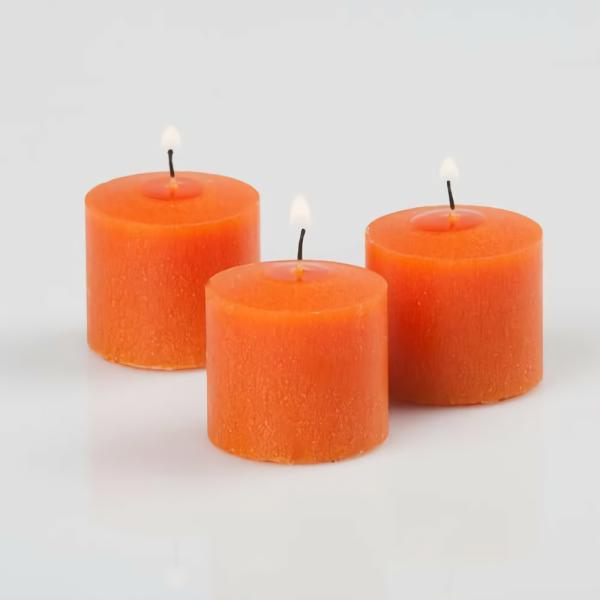 Scented Votive Candles | Votive Candles Orange Citrus Fruit Scented 10 Hour Set Of 12 Candles Scented Votive Candles