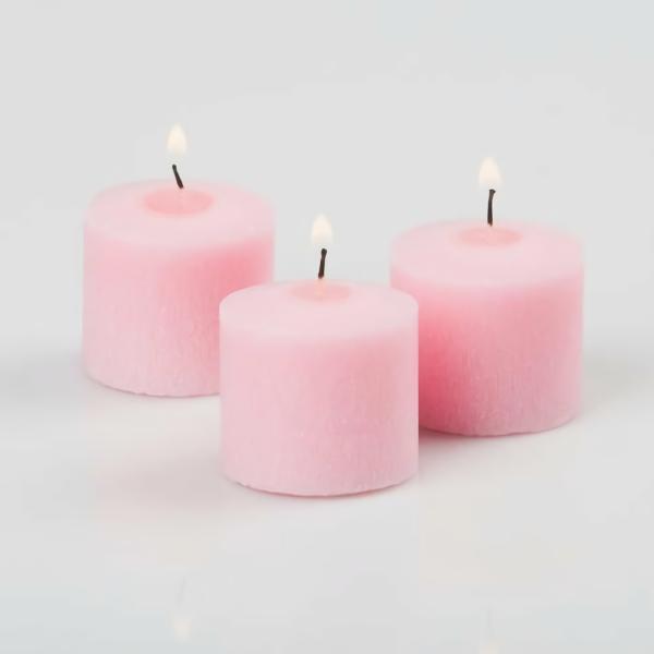 Scented Votive Candles | Votive Candles Pink Gardenia Scented 10 Hour Set Of 12 Candles Scented Votive Candles