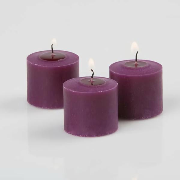 Scented Votive Candles | Votive Candles Purple Mulberry Scented 10 Hour Set Of 144 Candles Scented Votive Candles