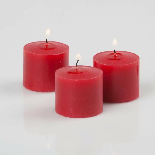 Scented Votive Candles | Votive Candles Red Apple Cinnamon Scented 10 Hour Set Of 12 Candles Scented Votive Candles