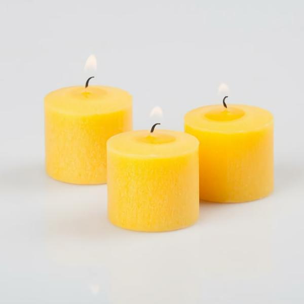 Scented Votive Candles | Votive Candles Yellow Lemon Meringue Scented 10 Hour Set Of 12 Candles Scented Votive Candles