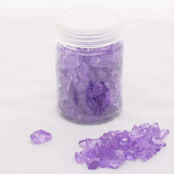 Sea Glass | Glass Pebble Vase Filler – Purple (1 Container) Sea Glass Sea Glass