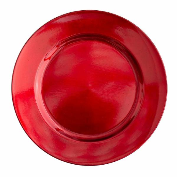 Serveware | Plain Charger Plate 13" Red Charger Plates Charger Plates